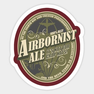 Parachute Regiment - Airbornist Ale Sticker